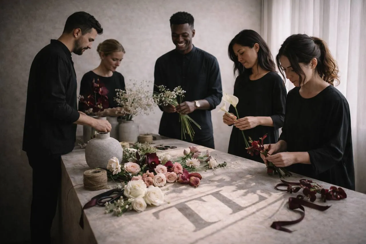 Tempo Lazer team luxury florists